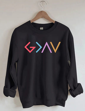 Double side God Is Greater Than The Highs And Lows Sweatshirt