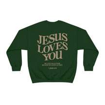 Jesus Loves You Crew Neck Sweatshirt