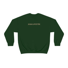 Jesus Loves You Crew Neck Sweatshirt