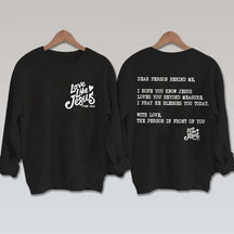 double Side Love Like Jesus Sweatshirt