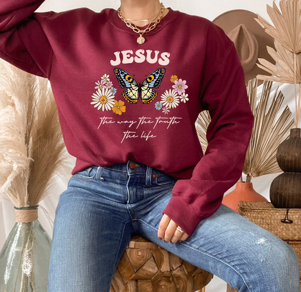Jesus The Way Sweatershirt