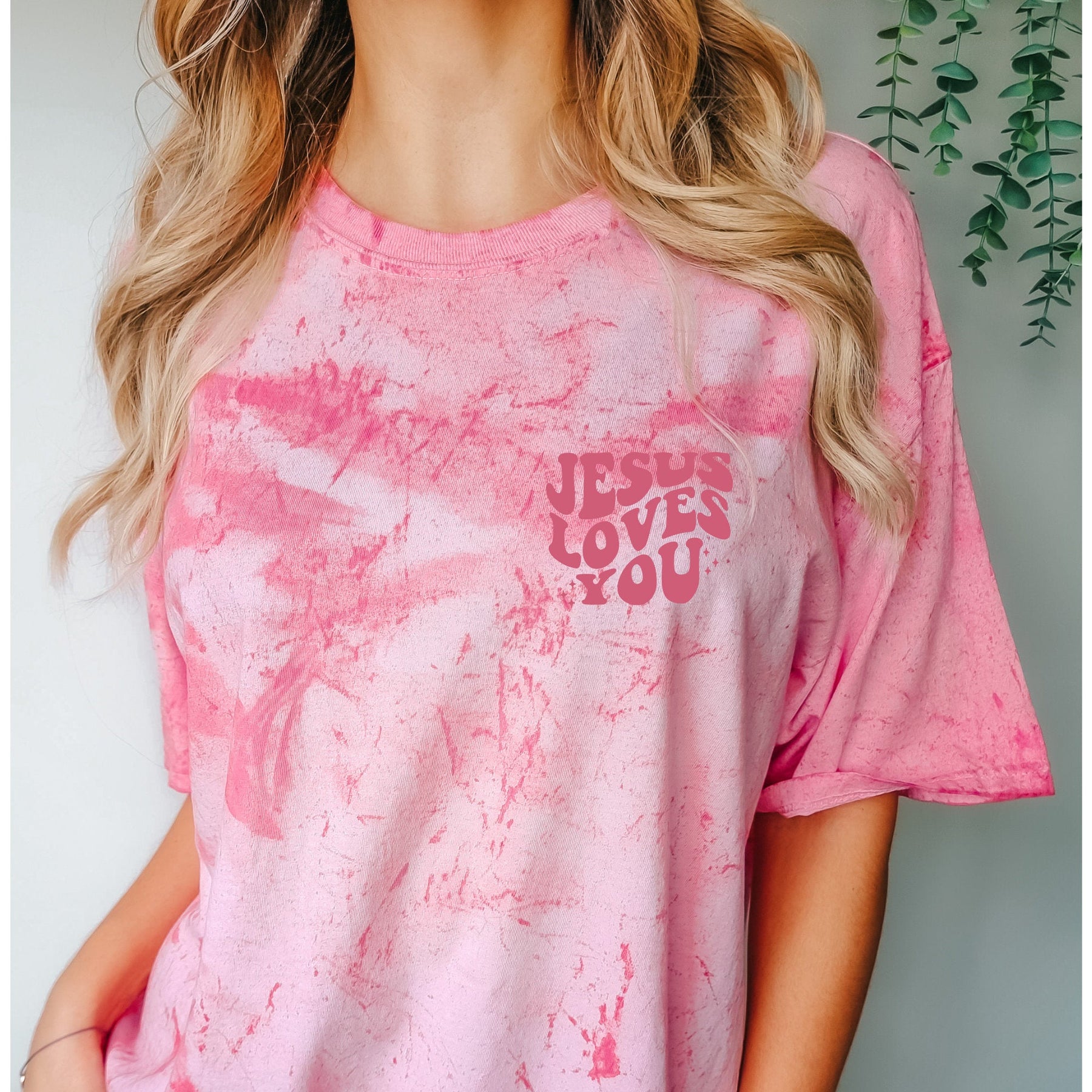 Jesus Loves You Comfort Colors Blast Tees