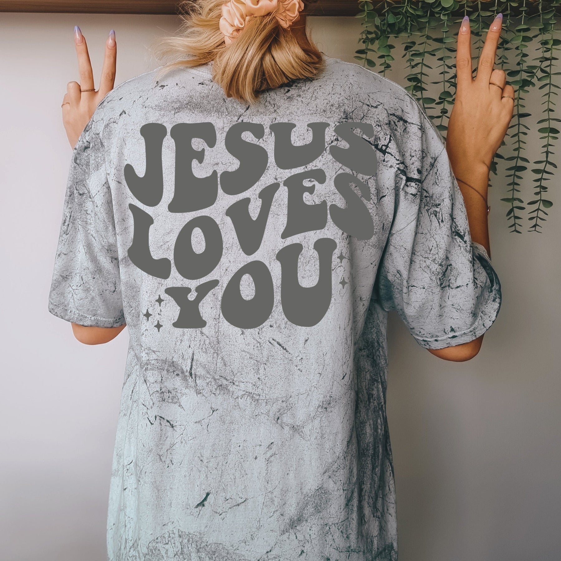 Jesus Loves You Comfort Colors Blast Tees