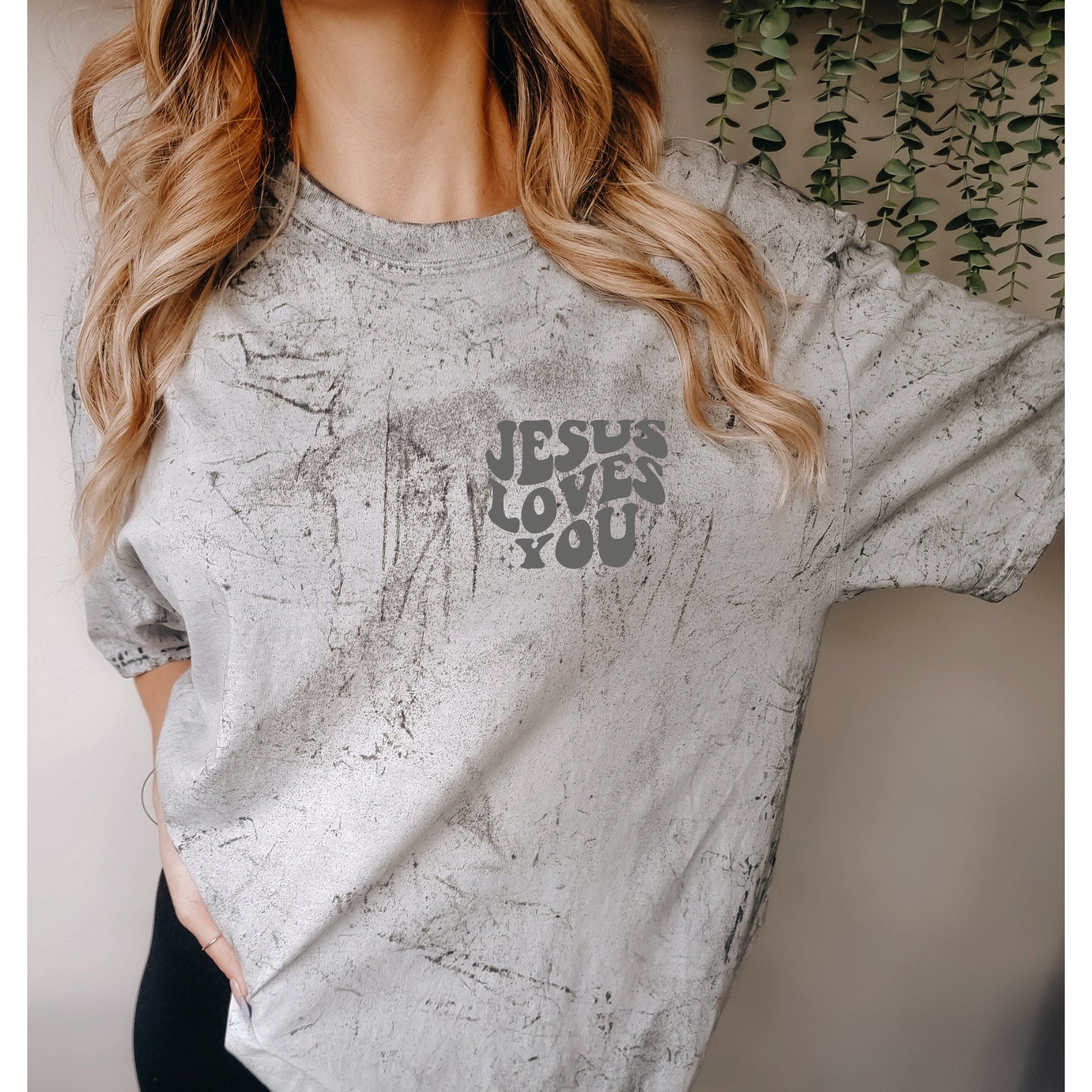 Jesus Loves You Comfort Colors Blast Tees