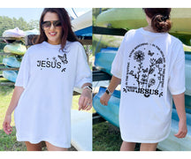 Jesus Wildflowers Comfort Color Shirts