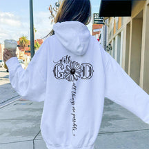 With God All Things Are Possible Hoodie