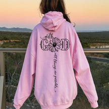 With God All Things Are Possible Hoodie