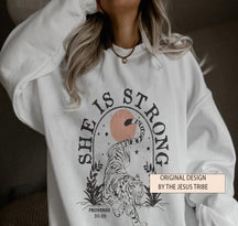 She Is Strong Christian Sweatshirt