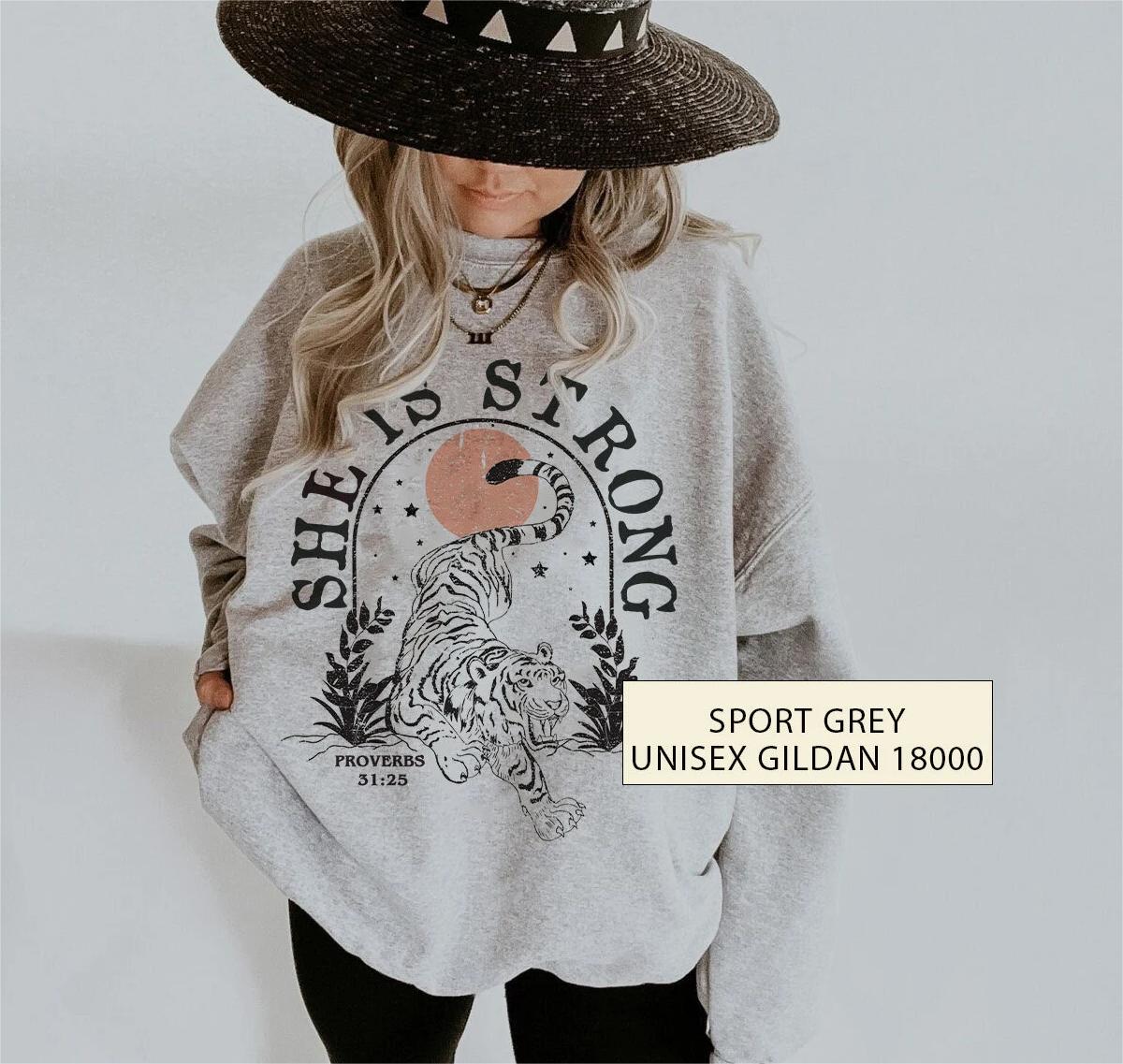 She Is Strong Christian Sweatshirt
