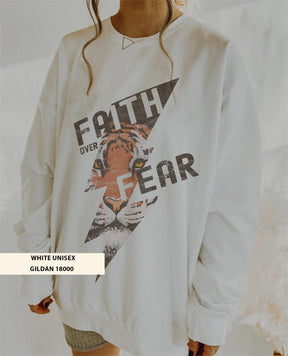 Faith Over Fear Christian Sweatshirt