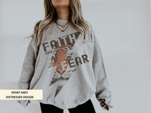 Faith Over Fear Christian Sweatshirt