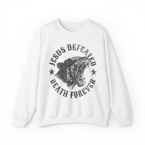 Jesus Defeated Death Forever Christian Sweatshirt