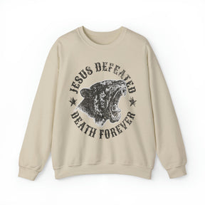 Jesus Defeated Death Forever Christian Sweatshirt