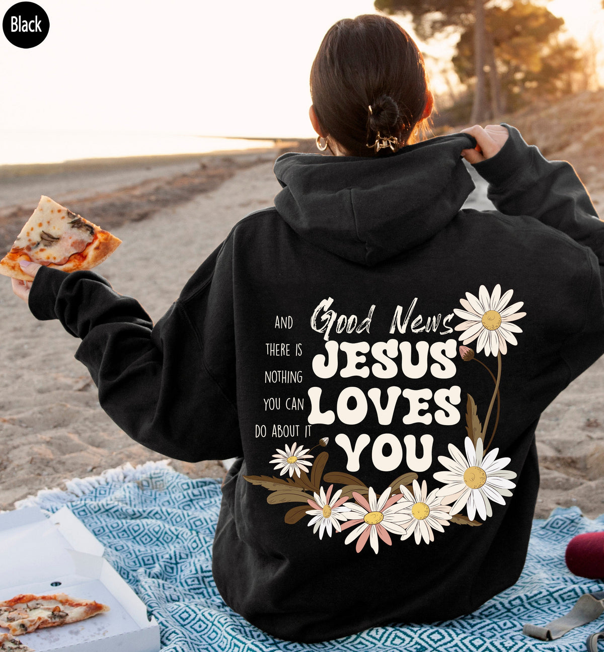 Good News Jesus Loves You Hoodie