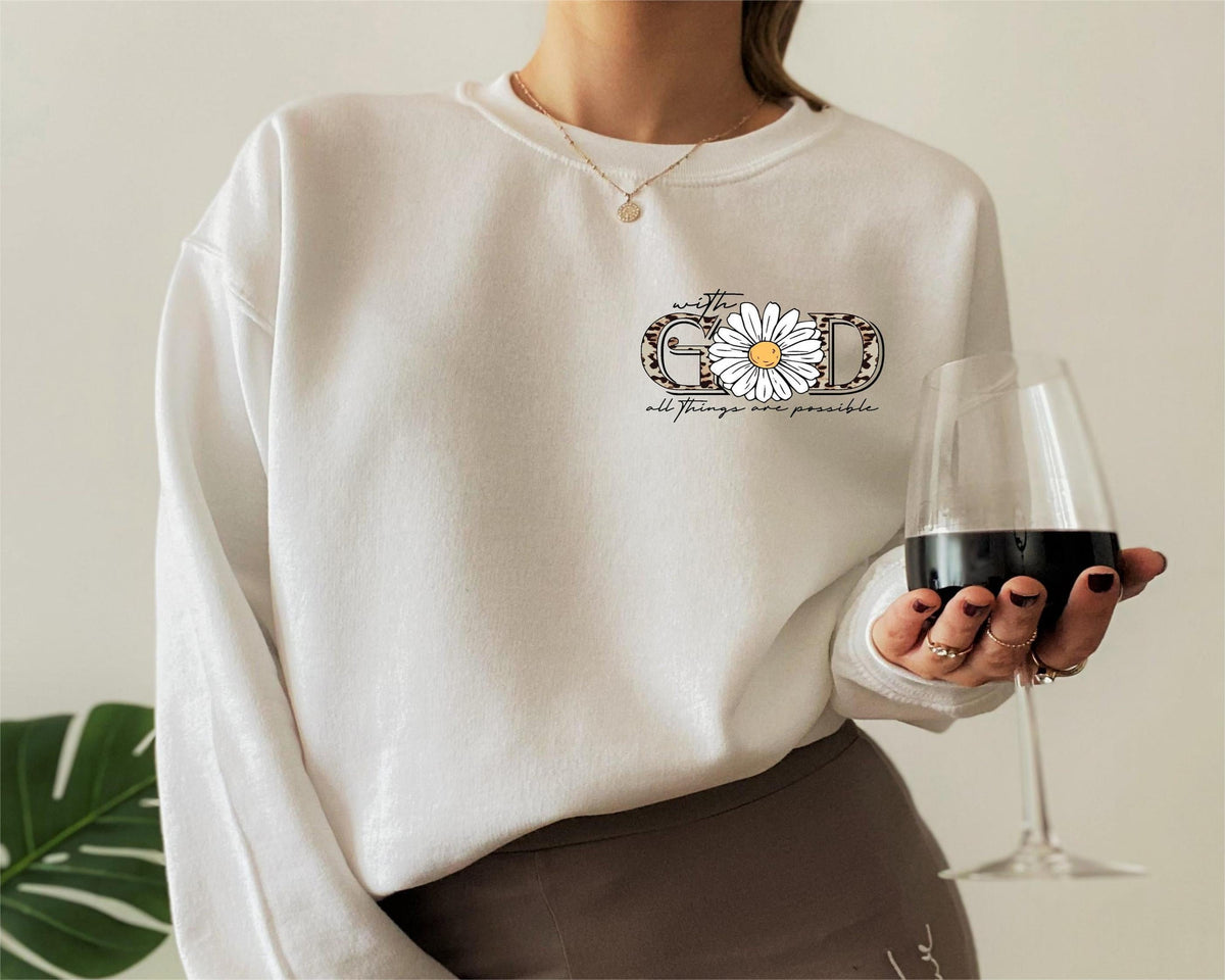 With God All Things Are Possible SweatShirt