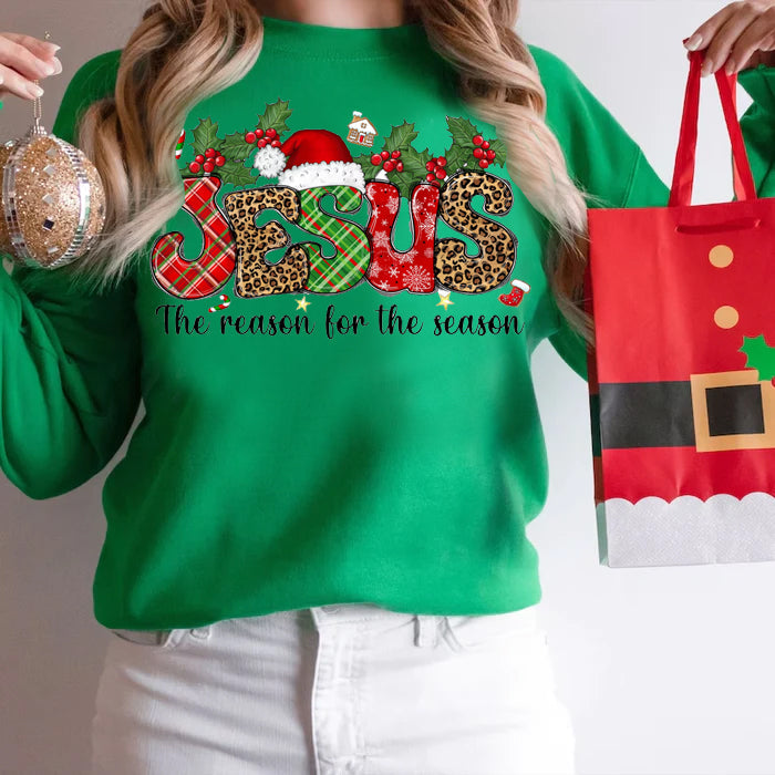 Jesus Reason for the Season Merry Christmas Sweatshirt