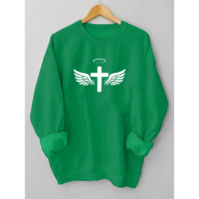 Women's Jesus Has My Back Casual Sweatshirt
