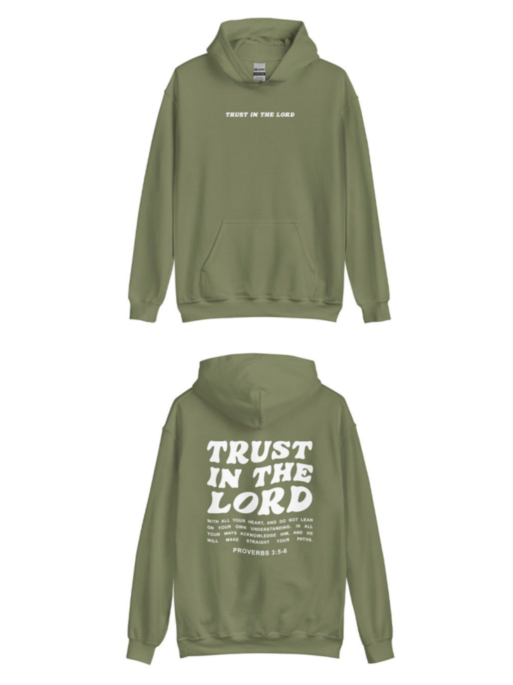 Trust in the Lord Christian Hoodie