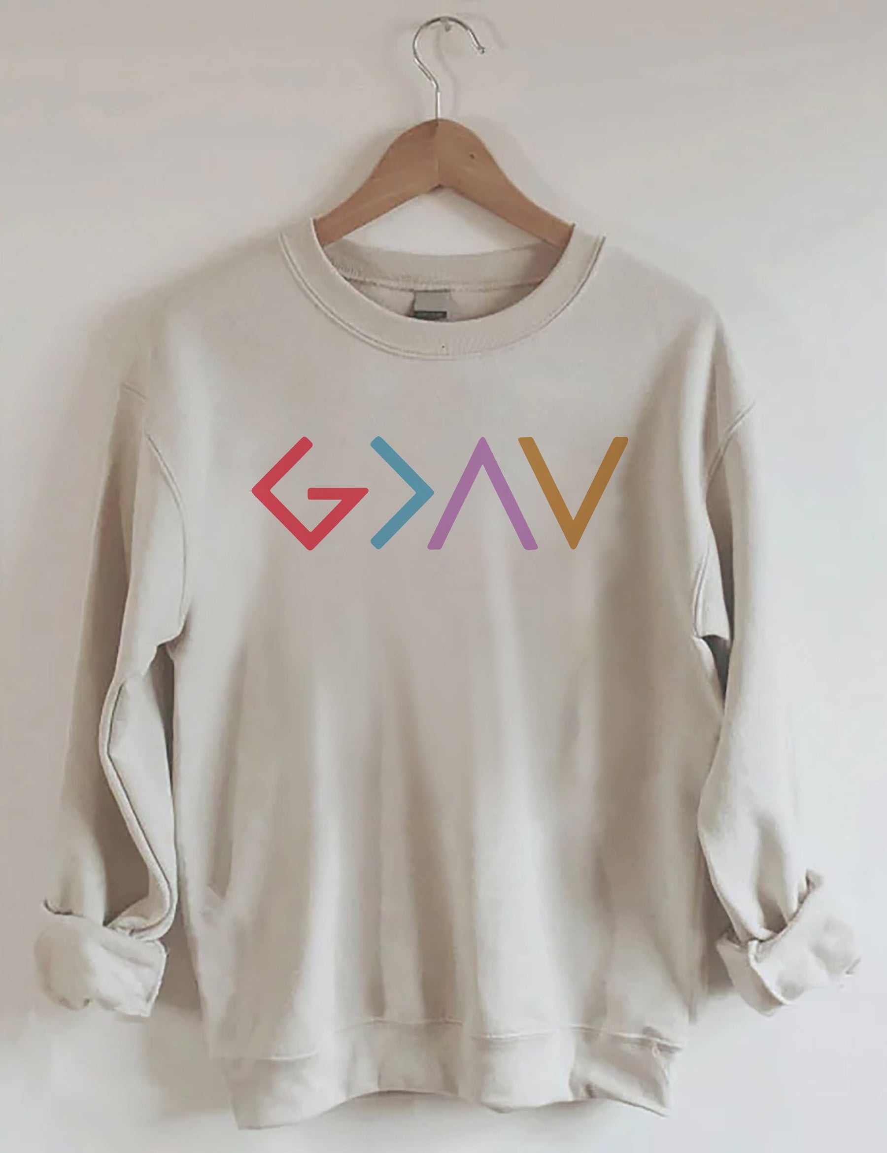 Double side God Is Greater Than The Highs And Lows Sweatshirt
