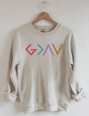 Double side God Is Greater Than The Highs And Lows Sweatshirt