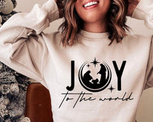 Nativity Merry Christmas Round Neck Comfortable Sweatshirt