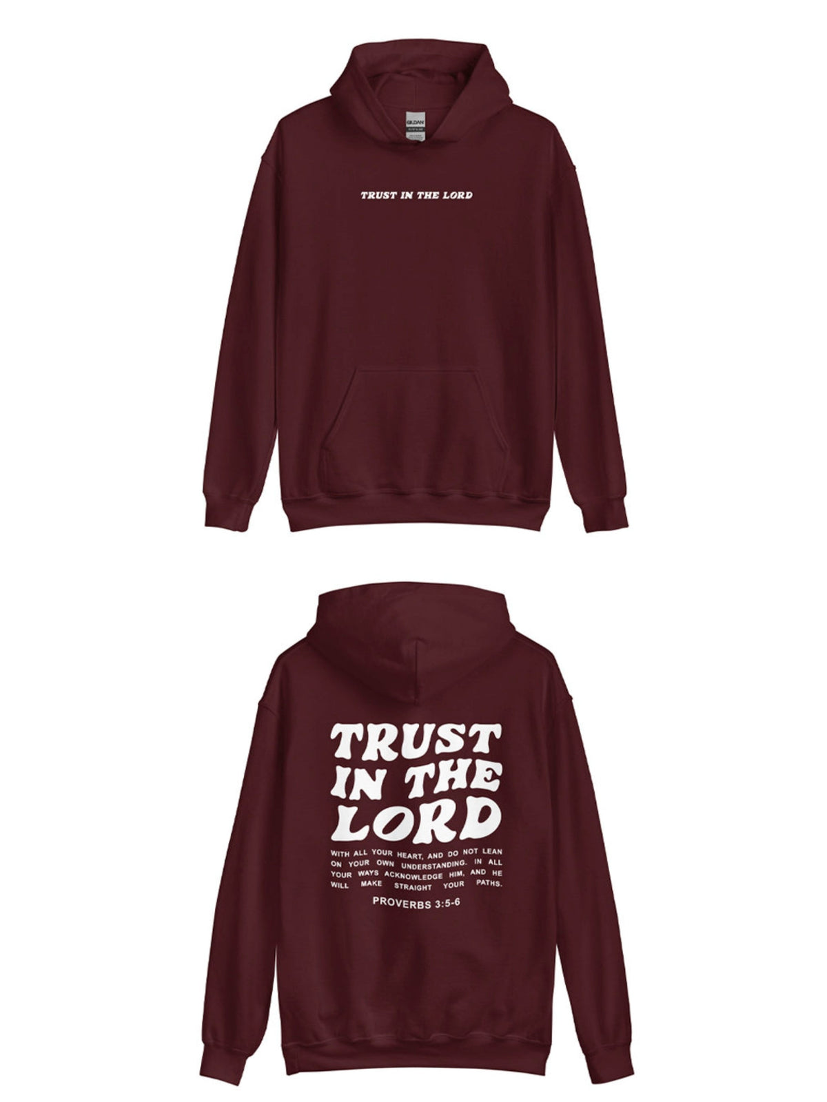Trust in the Lord Christian Hoodie