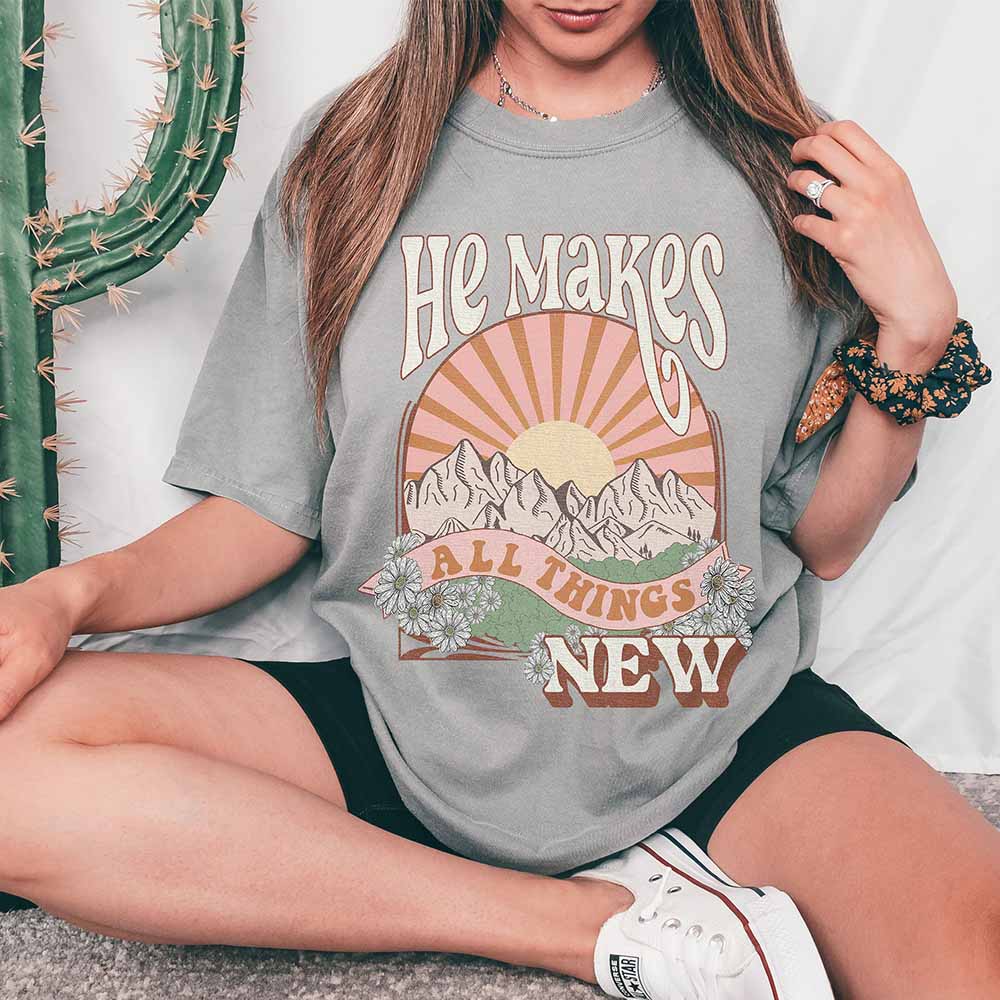 He Makes All Things New Vintage T-shirt