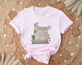 Floral Faith Book Lover T-shirt