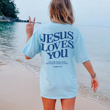 Loves You Casual Short Sleeve T-shirt