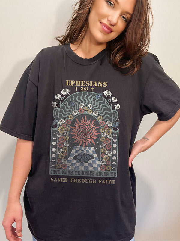 Vintage Hipster Faith T-shirt