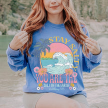 Stay Salty Bible Verse Faith Sweatshirt