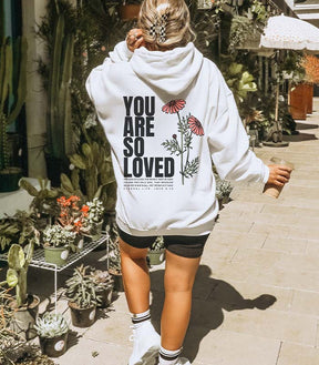 You Are So Loved Back Print Sweatshirt