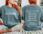 Dear Person Behind Me Faith Sweatshirt