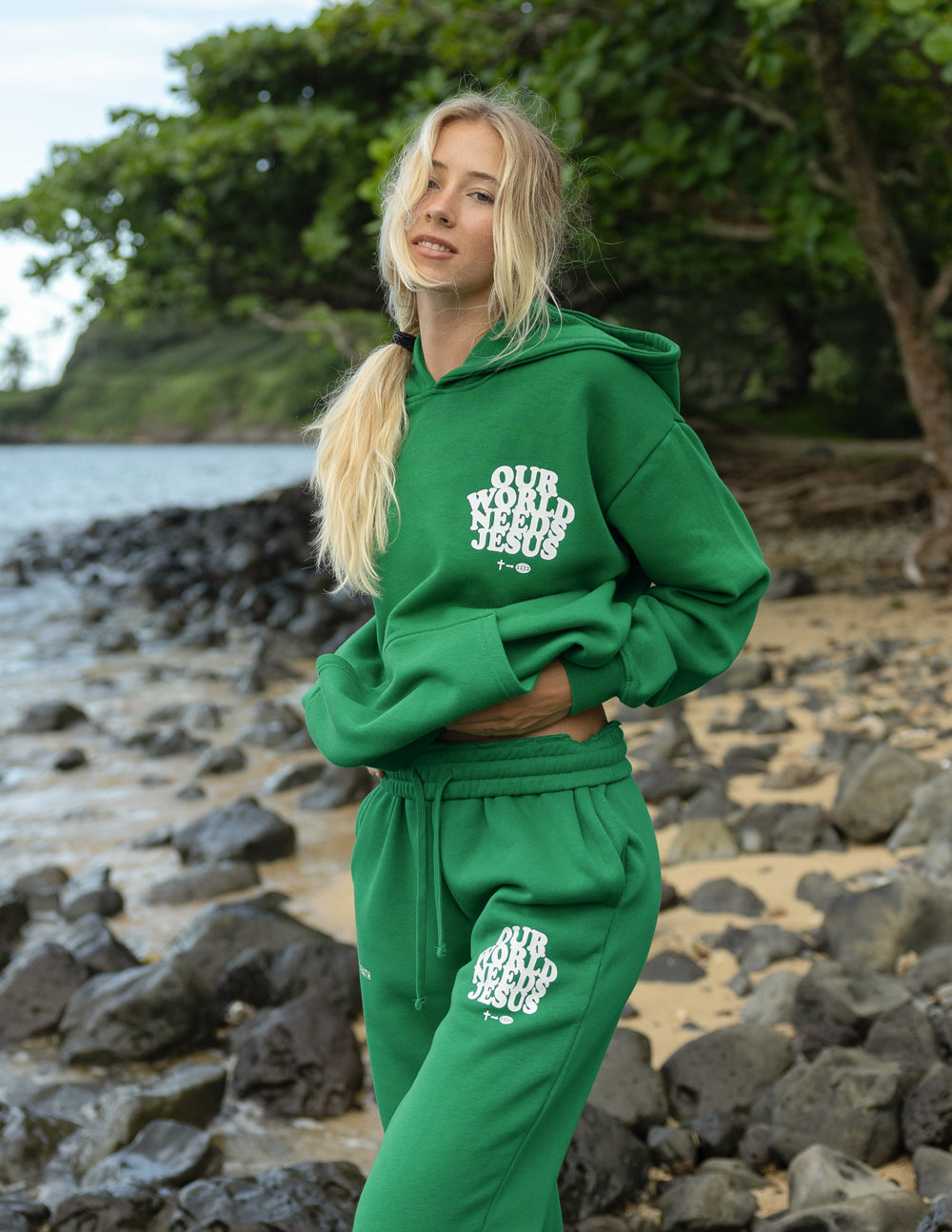 Our World Needs Jesus Unisex Hoodie