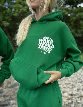 Our World Needs Jesus Unisex Hoodie