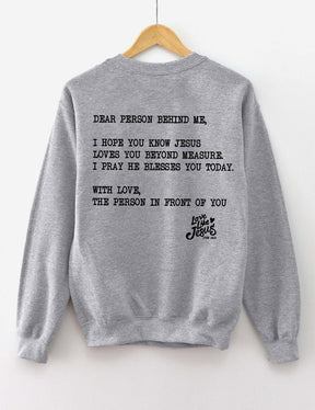 double Side Love Like Jesus Sweatshirt