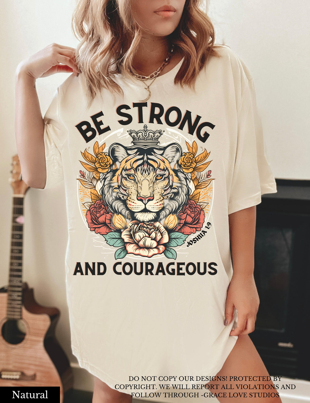 Faith Based Shirt Vintage Bible Verse Shirt Tiger Shirt