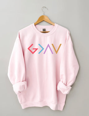 Double side God Is Greater Than The Highs And Lows Sweatshirt