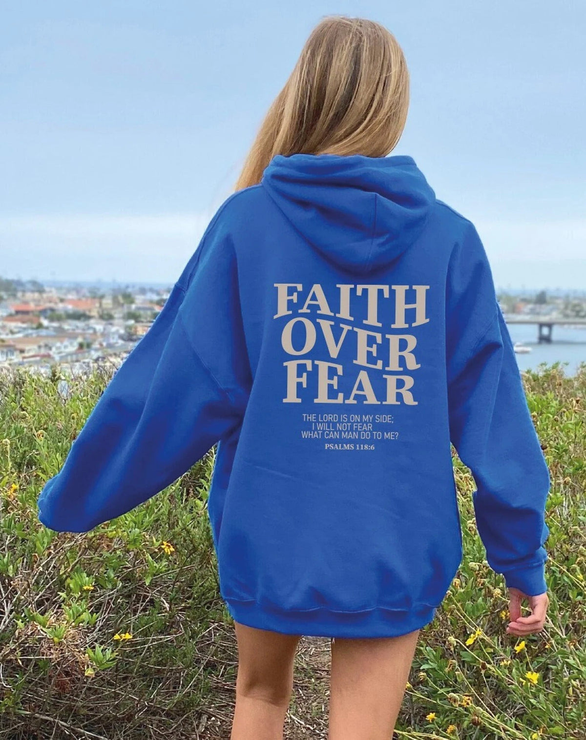 Faith Over Fear Christian Hoodie