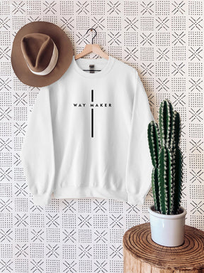 Waymaker Christian Bible Verses Crew Neck Comfortable Sweatshirt