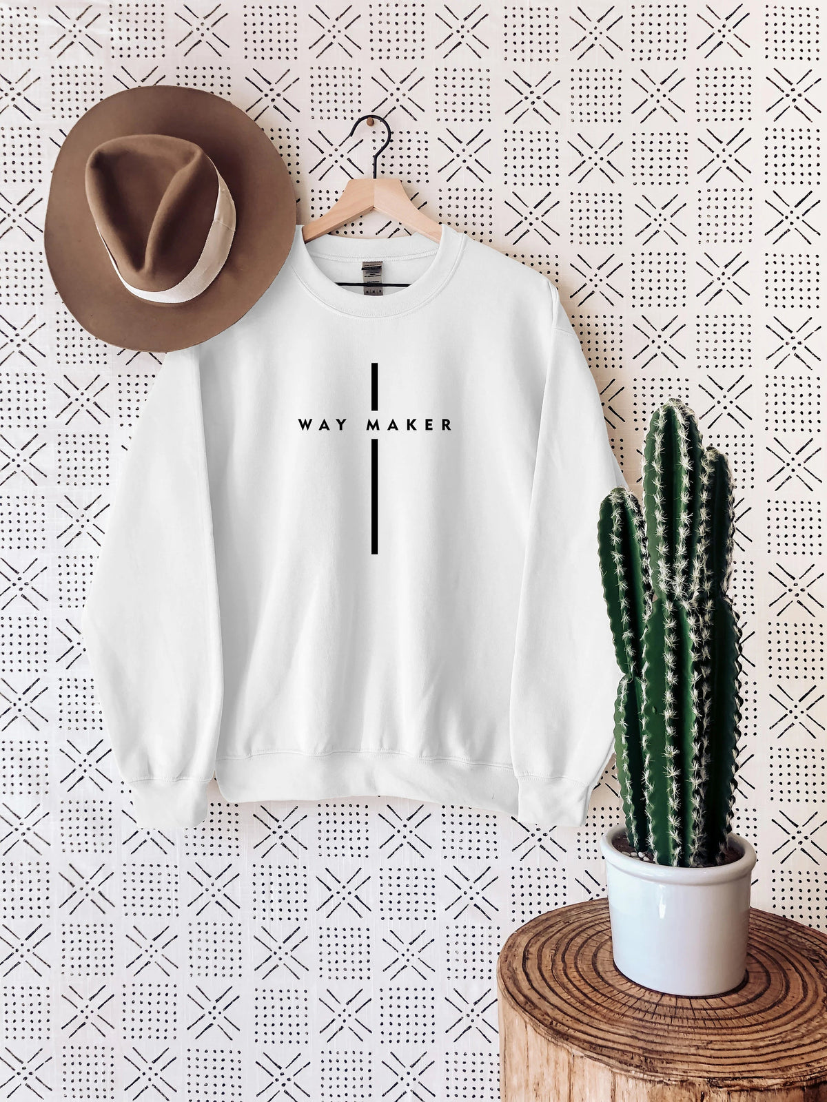 Waymaker Christian Bible Verses Crew Neck Comfortable Sweatshirt