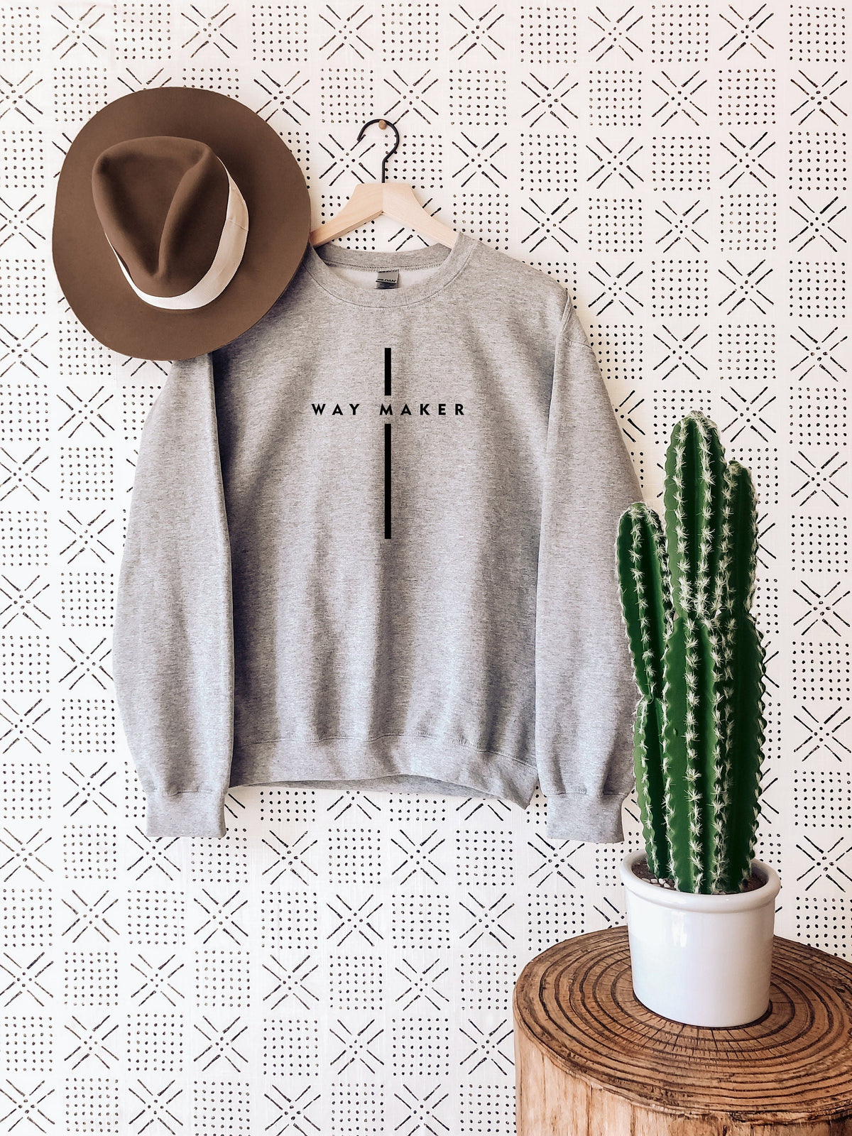 Waymaker Christian Bible Verses Crew Neck Comfortable Sweatshirt