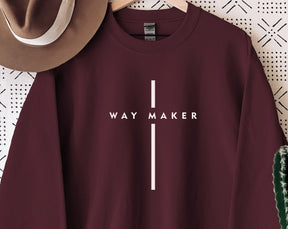 Waymaker Christian Bible Verses Crew Neck Comfortable Sweatshirt