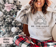 The Ease of Being a Christian Matthew 5:14 Bible Verse Sweatshirt