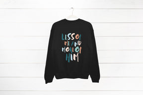 Jesus Has My Back Women's Christian Crew Neck Comfort Sweatshirt