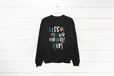 Jesus Has My Back Women's Christian Crew Neck Comfort Sweatshirt