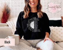 You Are Beautiful Bible Verses You Are Enough Inspirational Quotes Sweatshirts