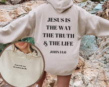 Jesus Is the Way Christian Hoodie