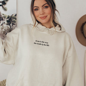 Jesus Is the Way Christian Hoodie