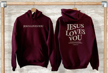 jesus loves you hooded Hoodie